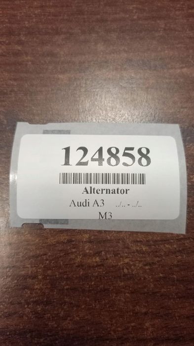 audi a3 1.9 tdi alternator 0123505011