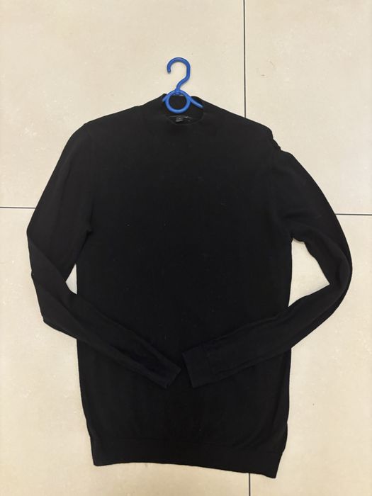 Czarny bawelniany polgolf meski asosa uniwersalny