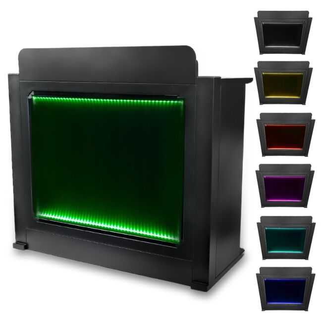 DNA DJ BOOTH XL BK stanowisko DJ podświetlana tablica LED RGB + etui