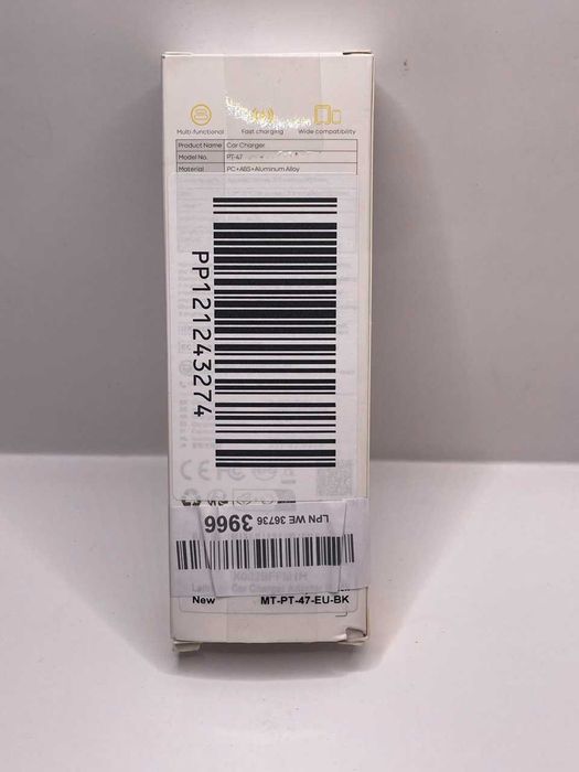 Lamicall PT-47 – Ładowarka Samochodowa USB-C PD Zwijanym Kablem B43