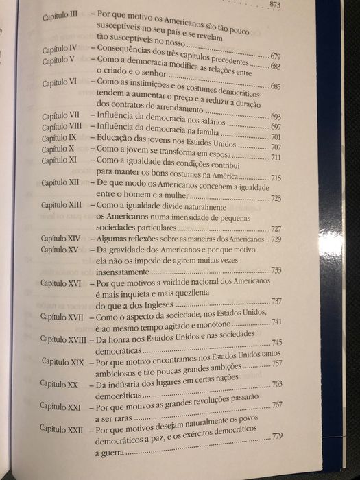 Tocqueville - Da Democracia na América