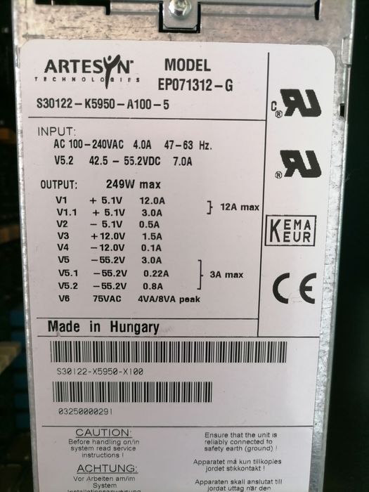 телекомуникационный блок питания