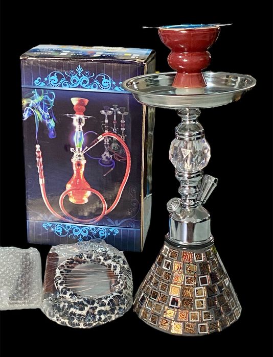 Fajka wodna 30 cm shisha mirror mozaika hookah szisza faja trafika