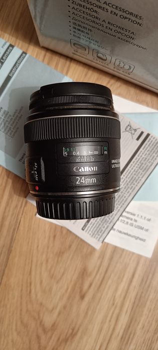 Objectiva Canon EF 24mm f.2.8 IS USM