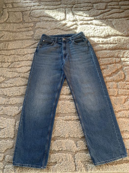 Calça de ganga loose fit