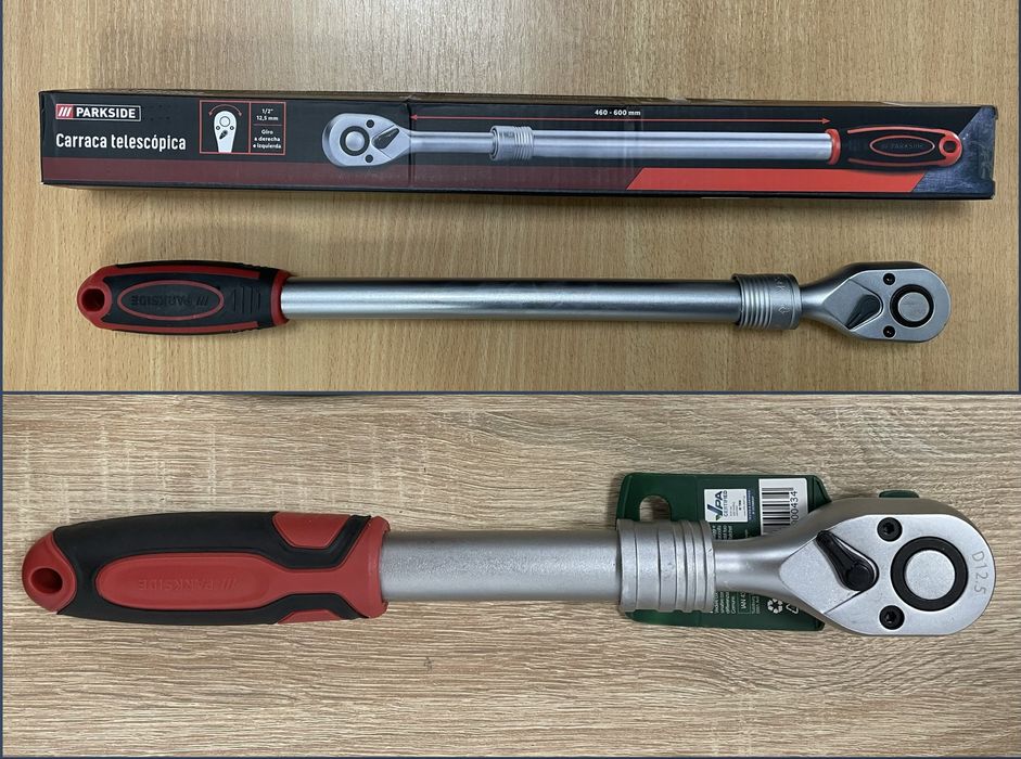 АКЦИЯ! Трещотка телескопическая 1/2" D12.5 (2 види) PARKSIDE