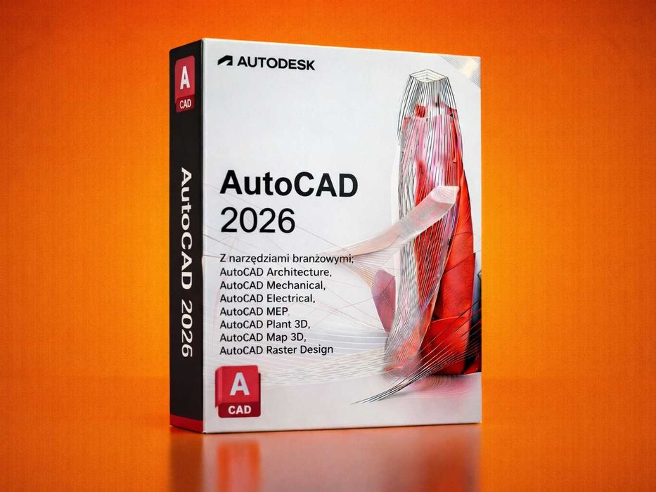 AutoCAD 2026 – pełna licencja z kompletem narzędzi branżowych