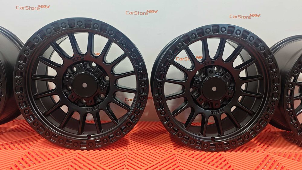 Jantes Alumínio 4x4 16 x 8 j et 1 6x139.7 Preto Matte Look Beadlock