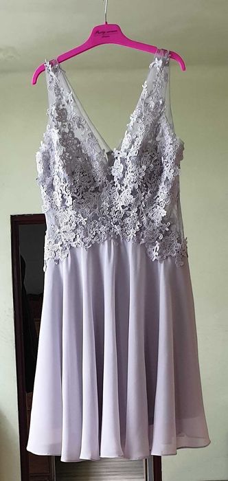 Lekka szara sukienka Pretty Women