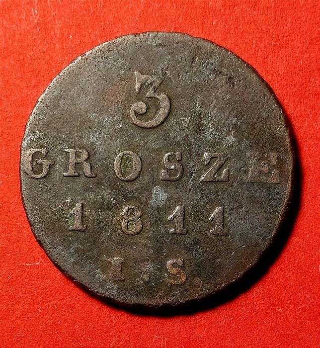 Moneta 3 Grosze 1811