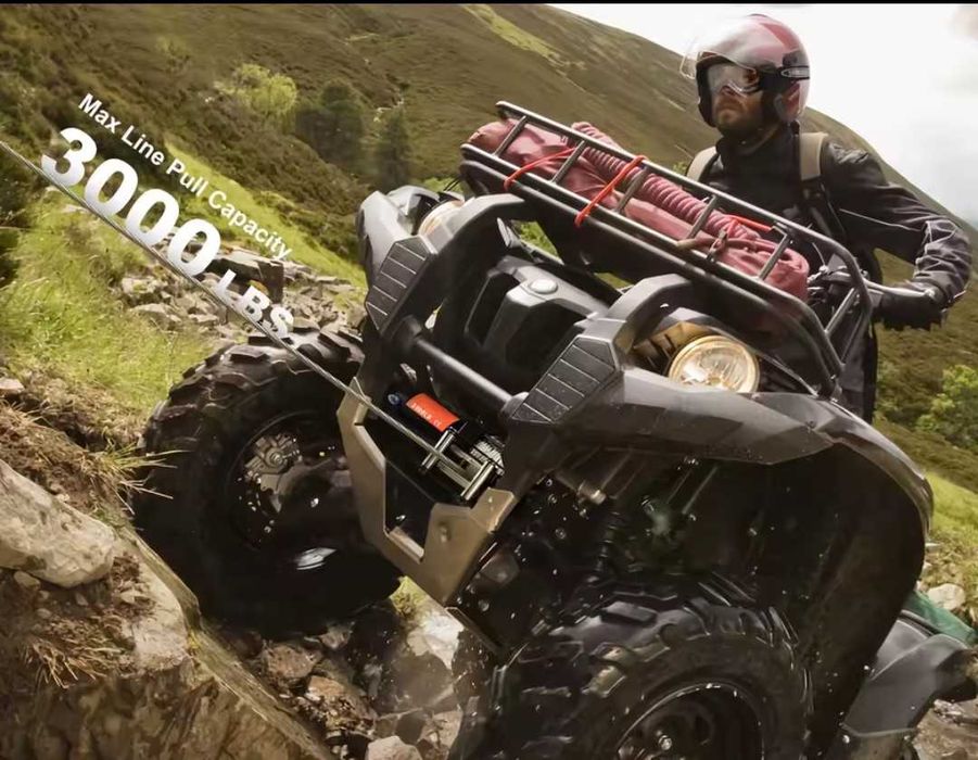 Wyciągarka 12v 3000lbs 1360kg Nową Zestaw Wciagarka Quad ATV