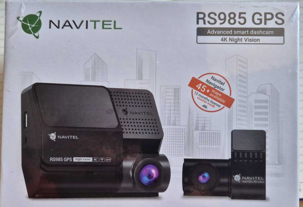 Wideorejestrator Navitel RS985 GPS 4K