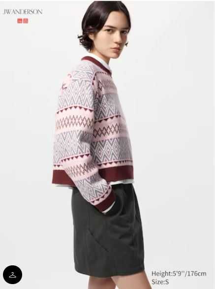 Светр JW Anderson x Uniqlo_модель 2025 року_в двох кольорах