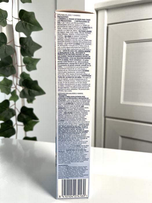 Creme depilatório Veet