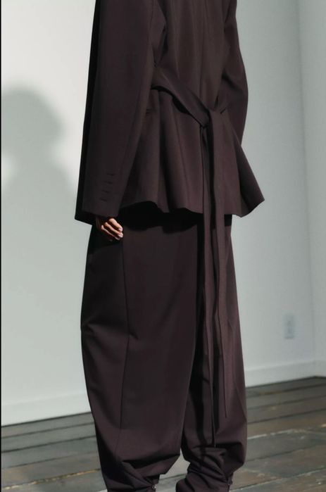 Костюм zara шоколад класичний набір  блейзер m s тренд 2026