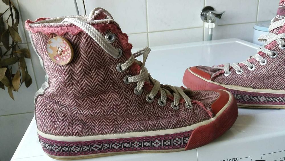 Sapatilhas Roxy cor de rosa