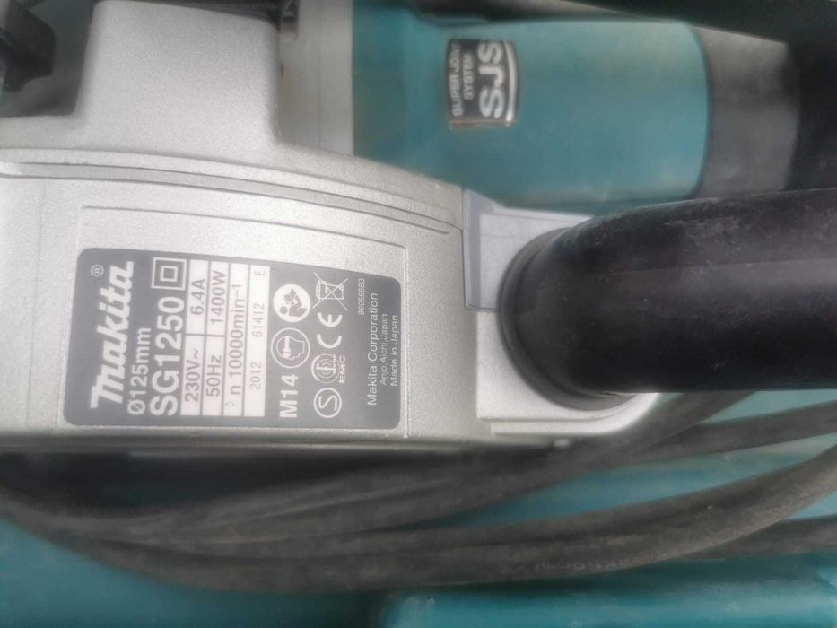 Bruzdownica SG1250 Makita. 125 mm, 1400W w bardzo dobrym stanie