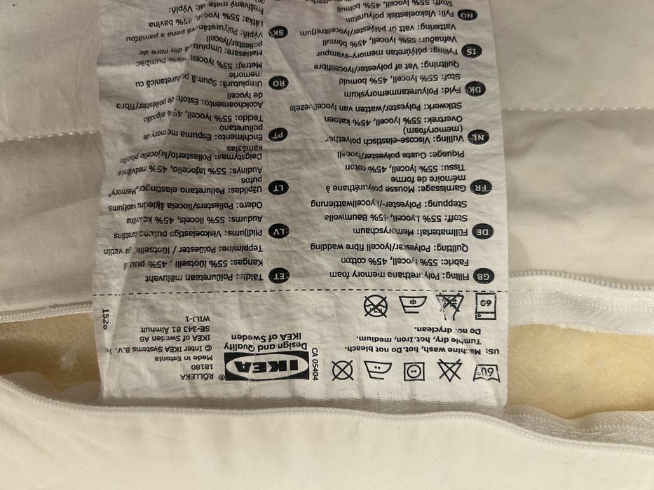 Poduszka profilowana IKEA – ergonomiczna, pianka memory