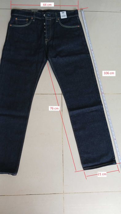 Джинсы Levis 501, новое 100% хлопок Пакистан W34/L32, оригинал