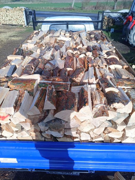 Drewno kominkowe opałowe Sosna Olcha Brzoza Dąb Akacja Klon