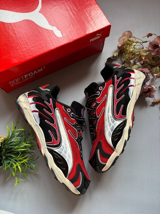 36-45 Puma INHALE x A$AP ROCKY Black Pop Red