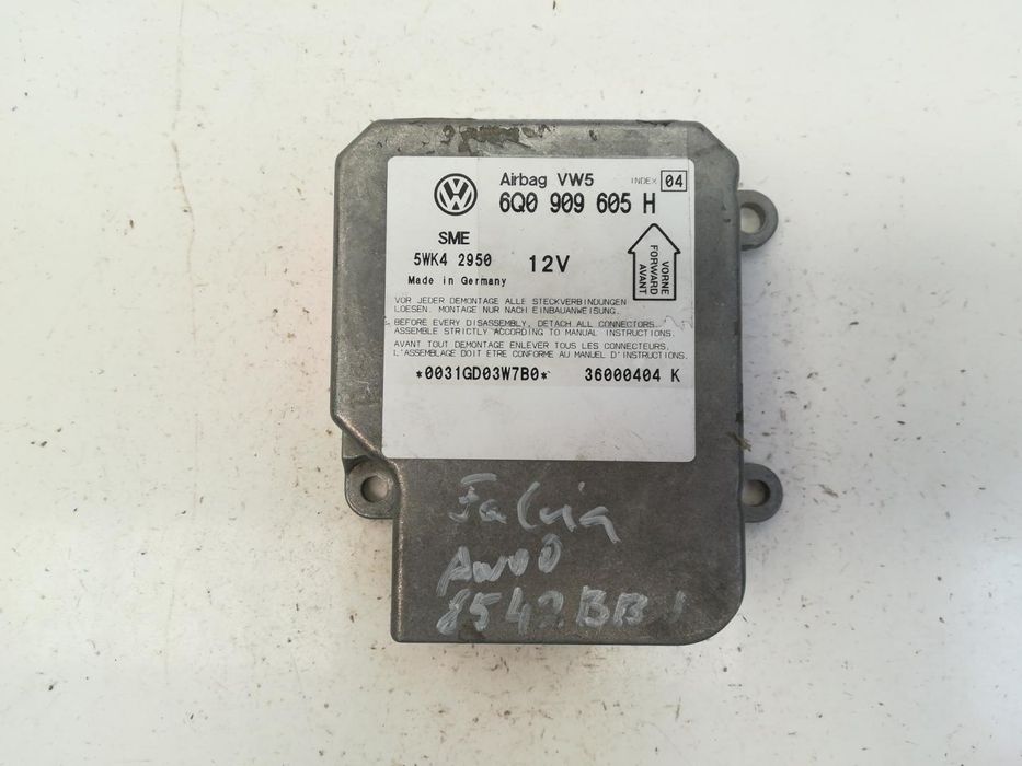 Centralina De Airbag Seat Ibiza 6L1