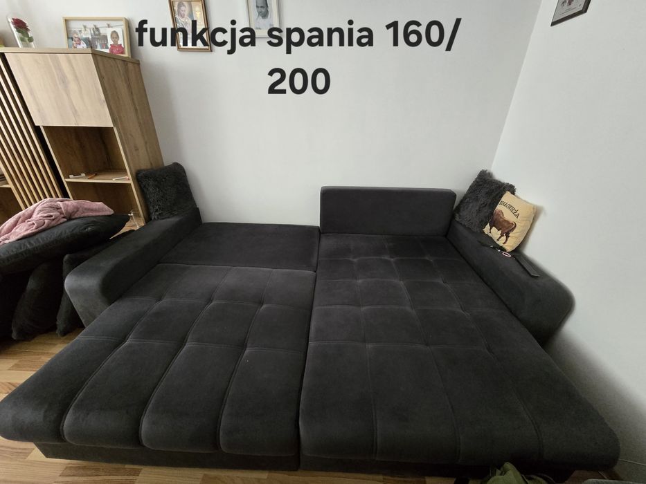 Narożnik z funkcją spania