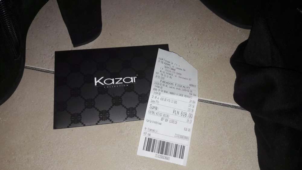 Muszkieterki KAZAR za kolano 11 cm obcas