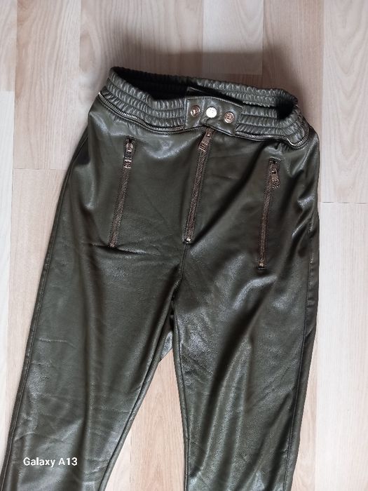 Balmain spodnie damskie eko skóra xs/s
