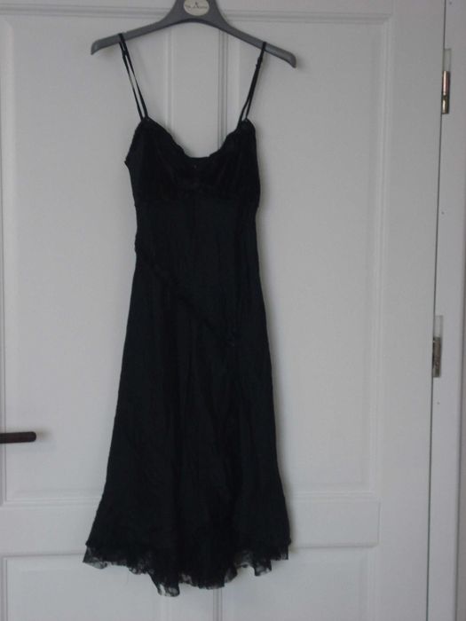 Sukienka mała czarna RIVER ISLAND studniówka, karnawał 36 / S