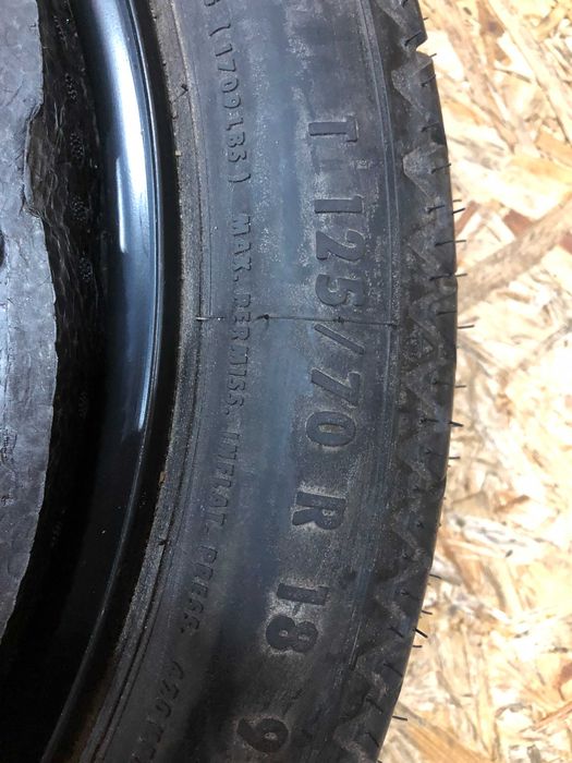 Koło dojazdowe Volkswagen 125/70/18