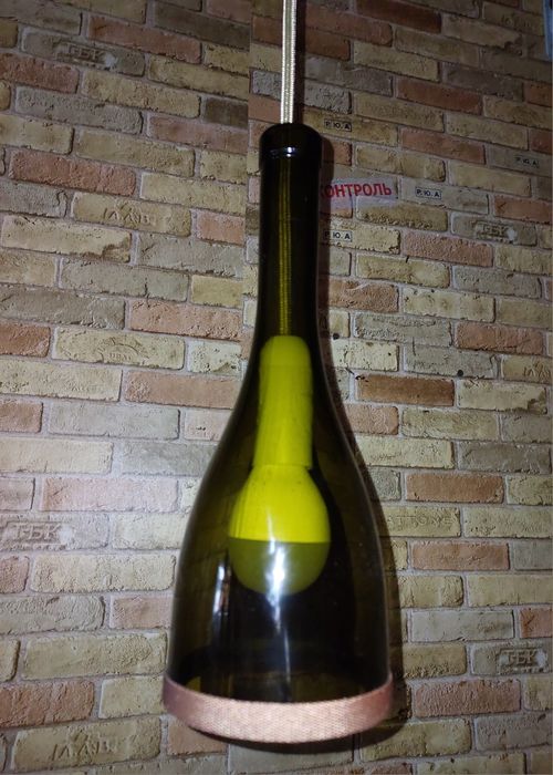 Світильник. Плафон  пляшка