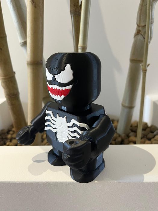 Figura Venom estilo Lego Brick