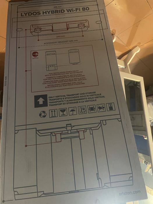 NOVO! Termoacumulador ARISTON LYDOSH WIFI 80 Class A