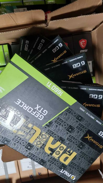 видеокарта Palit GeForce GTX 1660 Ti StormX 6GB NE6166T018J9-161F