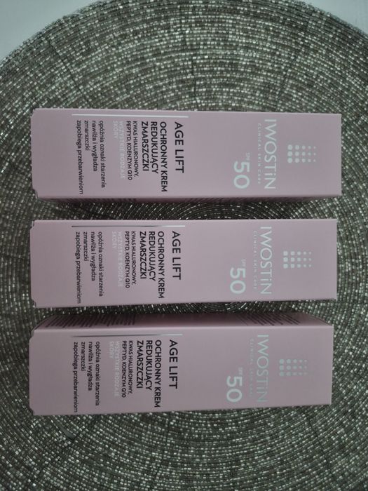 Iwostin_age lift z kwasem hialuronowym, krem do twarzy SPF 50