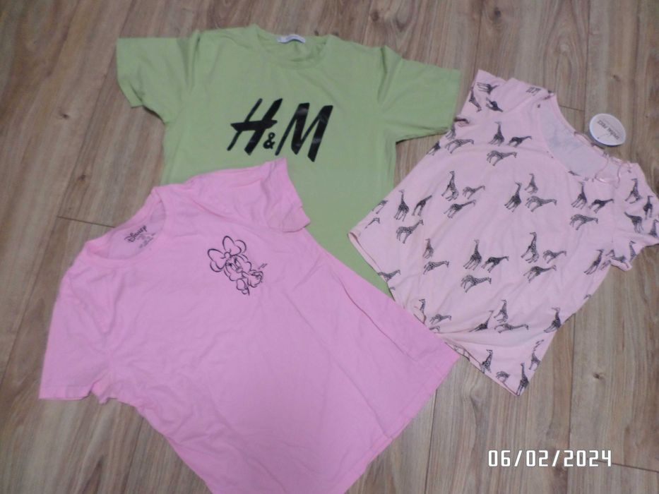 super 3 firmowe koszulki-t-shirty- 146/152 cm