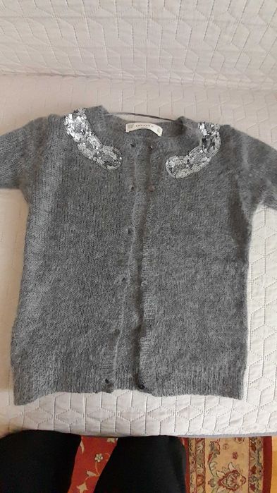 Sweter z mohairu i wełny