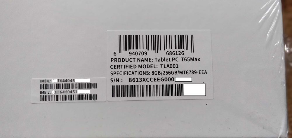 Планшет Teclast T65 Max 8/256GB Space Grey 13 дюймов 2 SIM карт