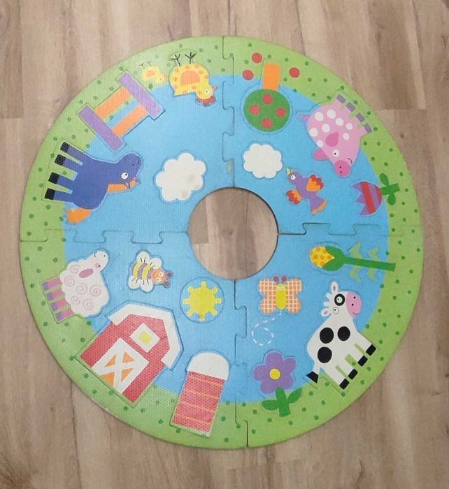 tapete puzzle de borracha para criança / bébé