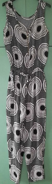 Kombinezon czarny biały XL/XXL