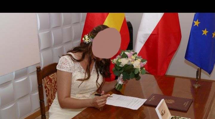 Suknia ślubna 40/42 (sukienka)