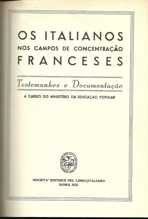 Os Italianos nos campos de concentração franceses