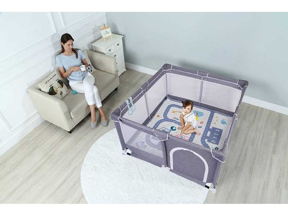 Star Ibaby Oxford XL - parque para bebê / infantil - playpen - 125 x 125 x 60 cm
