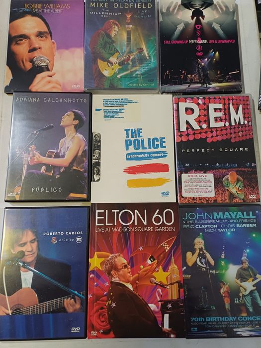Dvds musicais diversos