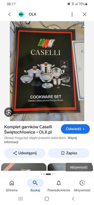 Zestaw garnków kuchennych Caselli