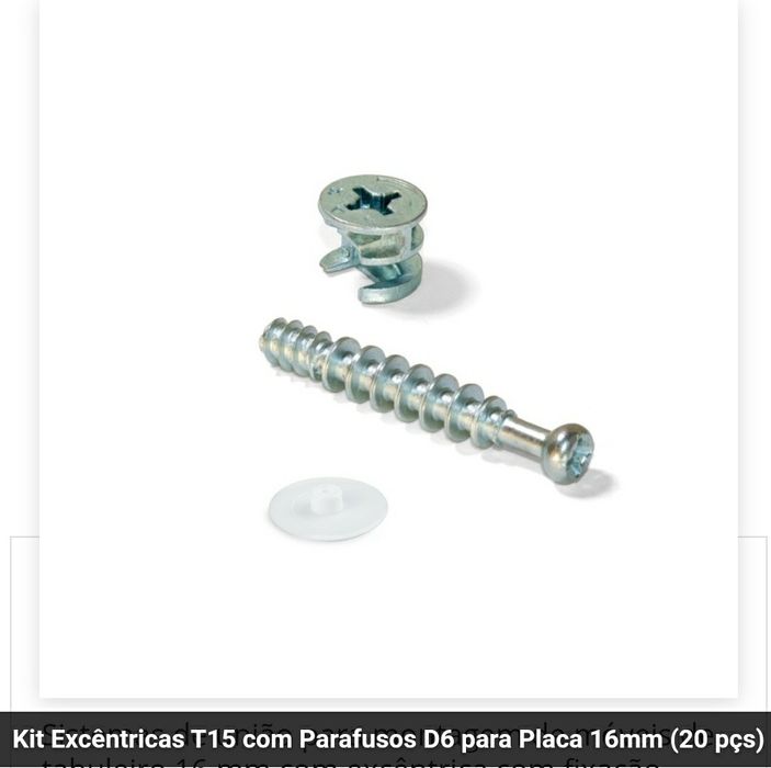 Conjunto de parafusos de montagem de móveis