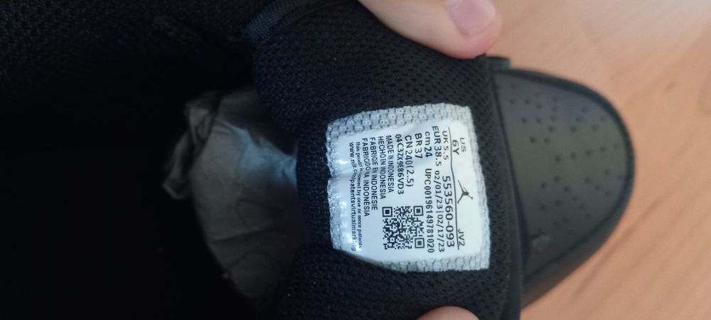 Ténis Nike Jordan Low All Black (NOVO)