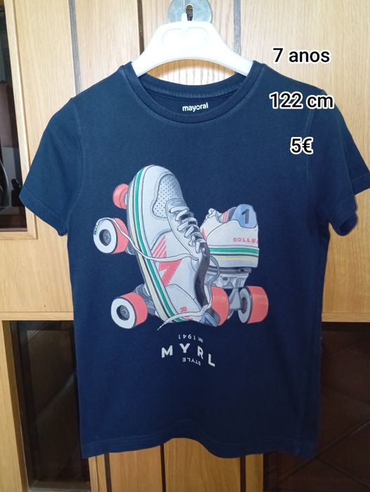 T-shirt menino, 7 anos, Mayoral