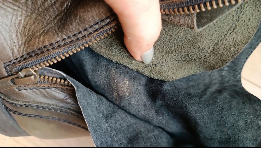 Buty w stylu boho ze skóry naturalnej y2k avant garde